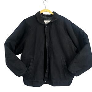 VTG Walls Canvas Jacket XL Black Duck Canvas Workwear USA Coat Utility Grunge